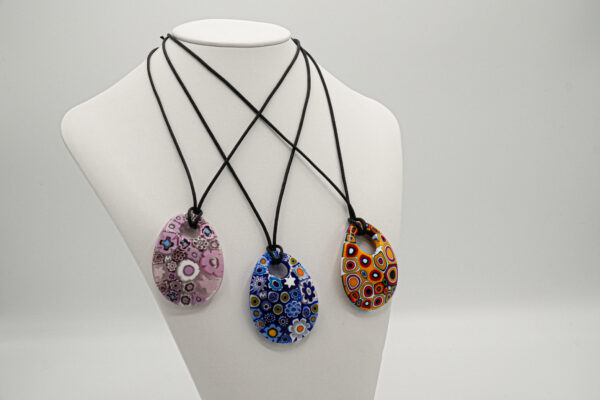 Multicolored murrina pendants - Image 6